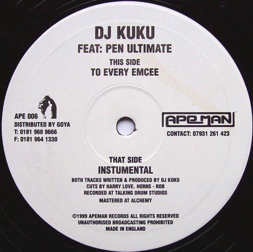 DJ Kuku, Pen Ultimate — To Every Emcee