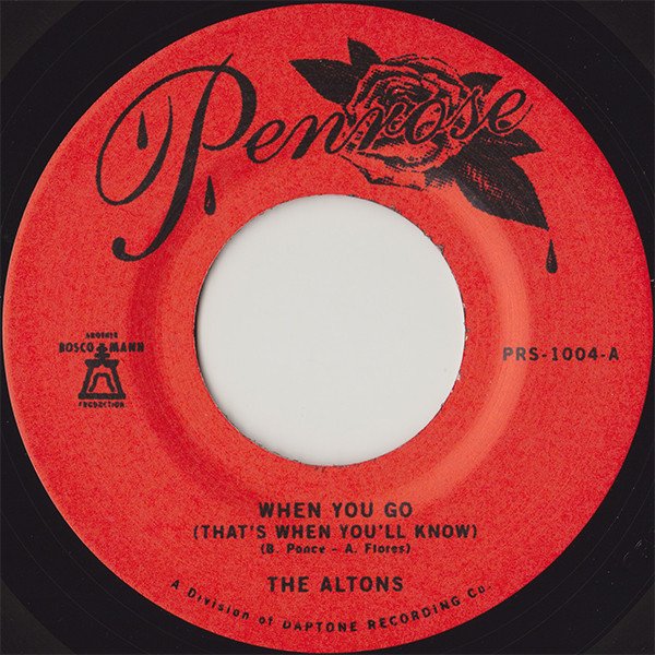The Altons — When You Go (That's When You'll Know)