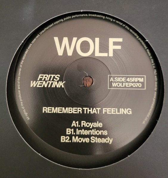Frits Wentink — Remember That Feeling