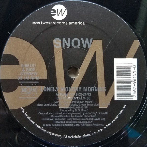 Snow — Lonely Monday Morning